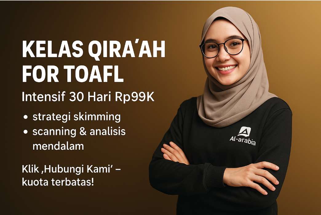 Kelas Qirā’ah for TOAFL Intensif Al Arabiya Pare
