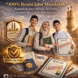 100% Resmi Jalur Muadalah Al-Azhar (Kuliah Mesir Tanpa emenag) - Materi Bahasa Arab Al Arabiya